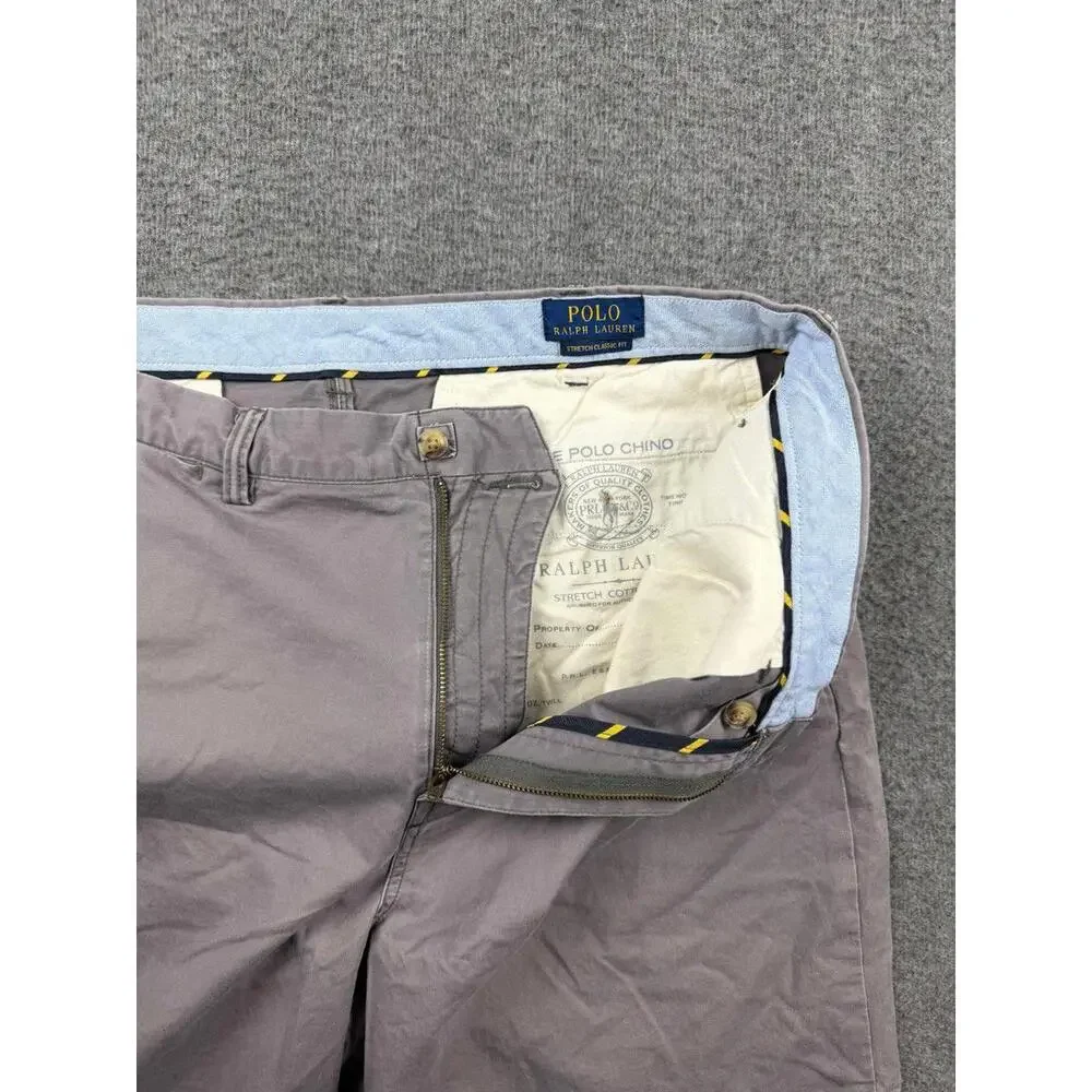 Ralph Lauren Men's Light Gray Chino Shorts